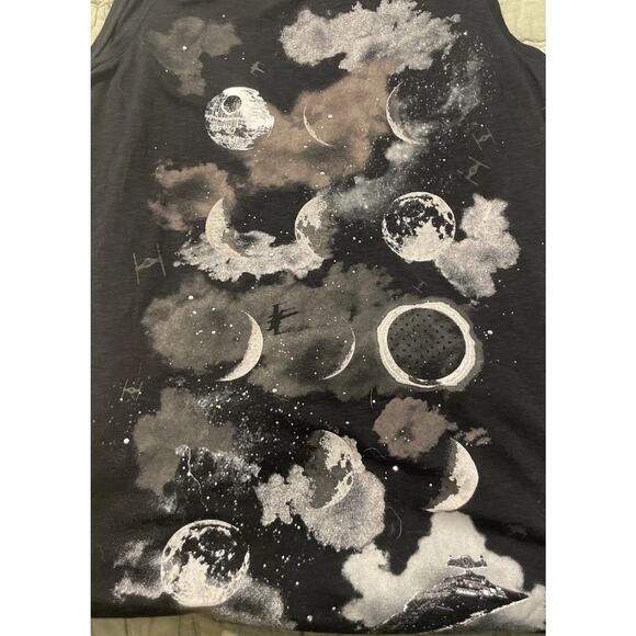 Star Wars Death Star Tunic Dress Shirt Medium, Rock & Republic® Epic Collection - Picture 3 of 5